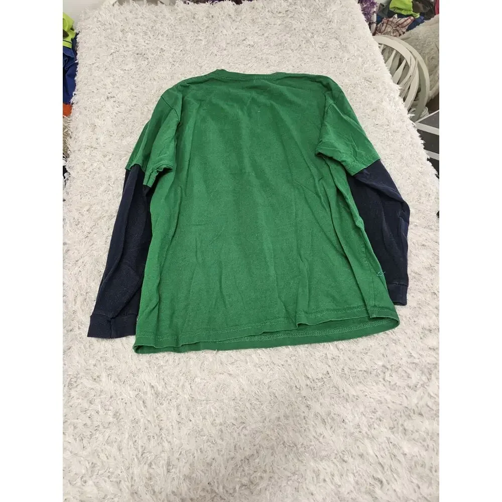 Vtg Y2K Rude Boyz Extreme MX Graphic Tee Long Sleeve Motocross Shirt Boys XL